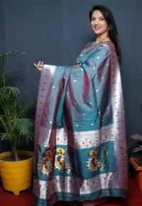 Banarasi Silk Women Banarasi Silk Saree - Ming
