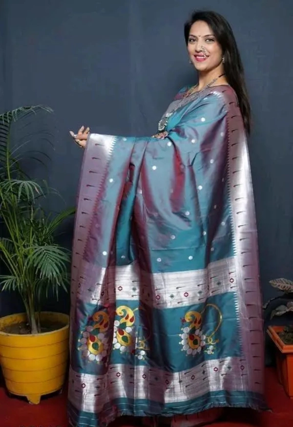 Banarasi Silk Women Banarasi Silk Saree - Ming