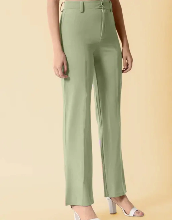 Neha Collection Women Stylish Fashionable Trousers & Pants - Mint Green, 30