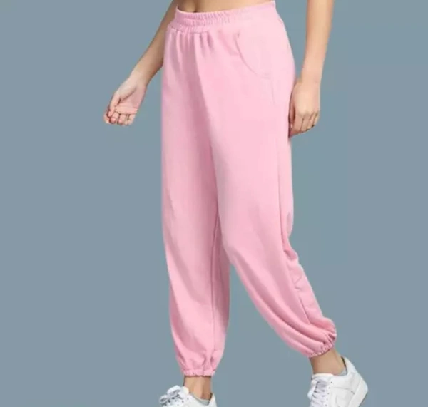 Neha Collection  Women Pink Jogger Pants - Pink, 32