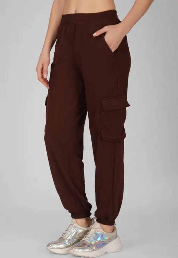 Neha Collection Women Joggers - Brown, 34