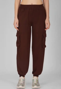 Neha Collection Women Joggers - Brown, 34