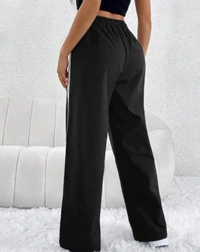 Neha Collection Women Trendy Fancy Solid Joggers - Black, 32