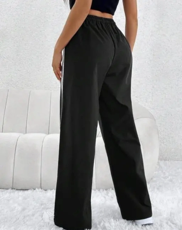 Neha Collection Women Trendy Fancy Solid Joggers - Black, 32