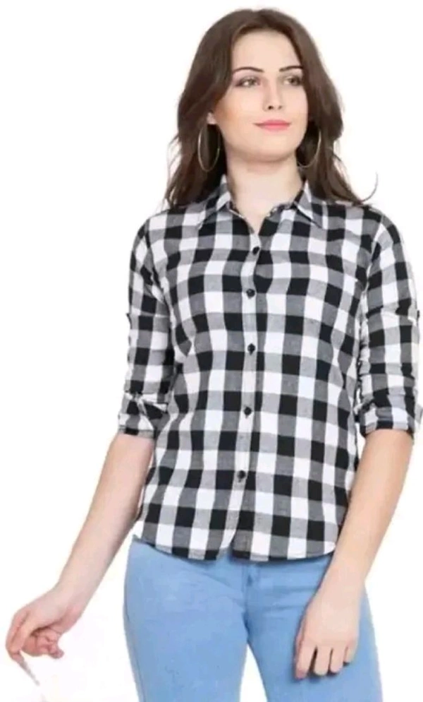 Neha Collection Casual Shirt For Womens - Black, S