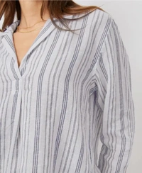 Neha Collection Women Solid Mandarin Collar White Shirt - White, XS