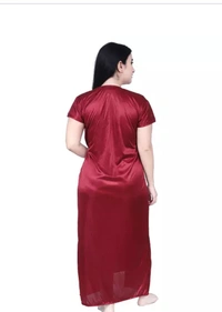 Neha Collection  Modarn Women's Nighty Stylish Maxi For Nightdress - Red, S