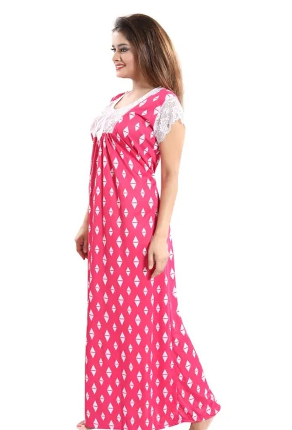 Neha Collection  Shopping Sation Women's Nightdress - Wild Watermelon, XXL
