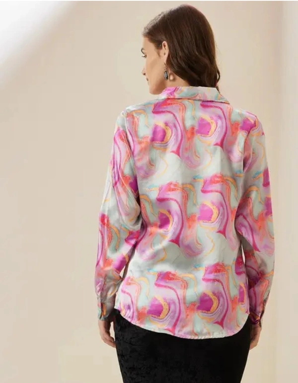 Neha Collection Women Stylish Shirt - Pink, L