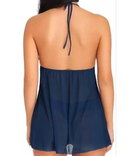Neha Collection Women BabyDoll Nightdress - Navy Blue, Free Size