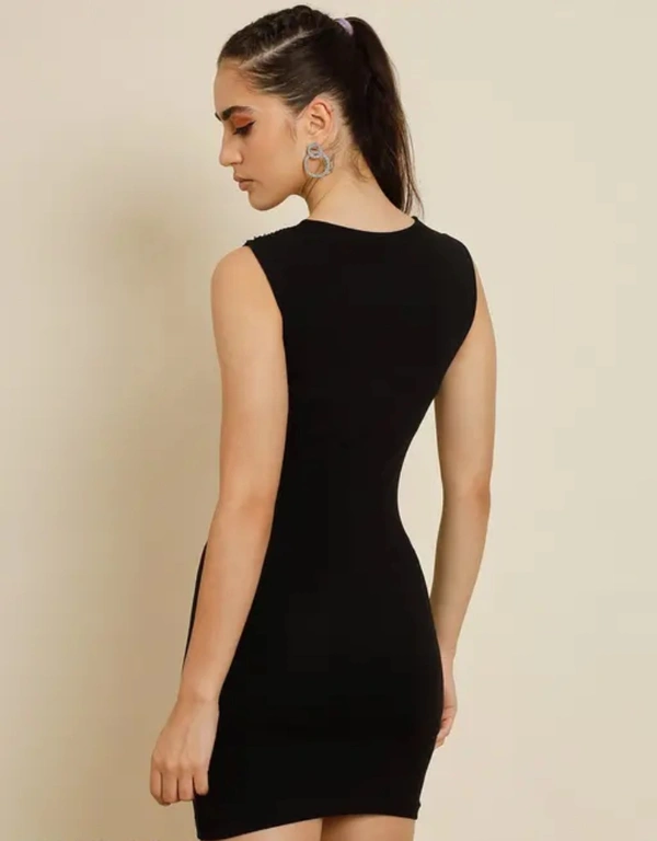 Neha Collection Women Trendy Dress - Black, L