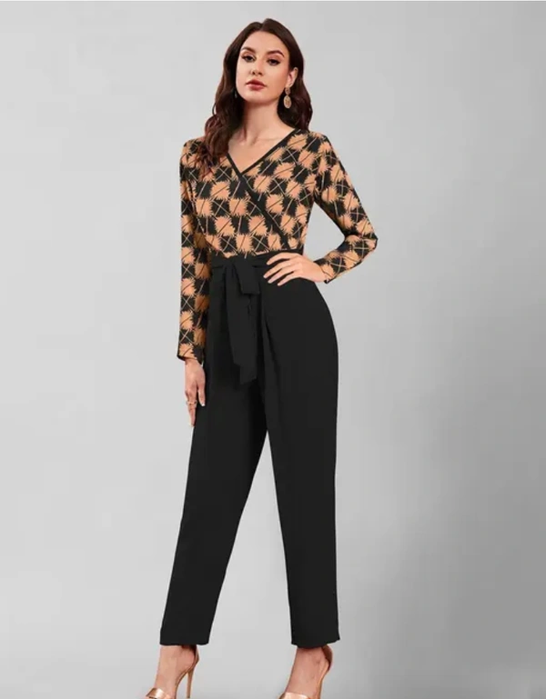 Neha Collection Comfy Retro Women Jumpsuit - Pesto, S