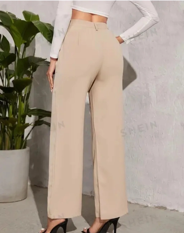 Neha Collection Women Formal Pant - Beige, 30