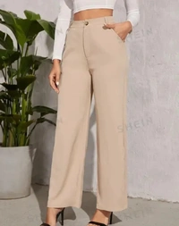 Neha Collection Women Formal Pant - Beige, 30
