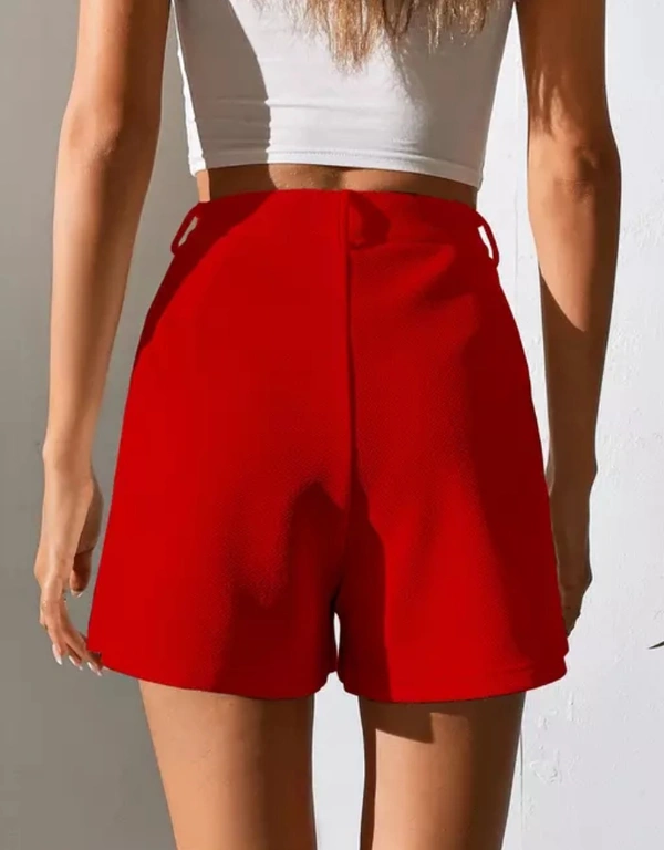 Neha Collection Trendy Comfy Women Shorts - 28, Red