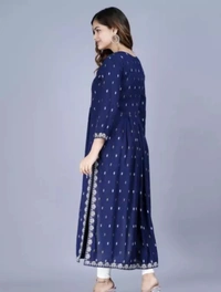 Neha Collection Women Fashionable Kurtis - Blue, XXL