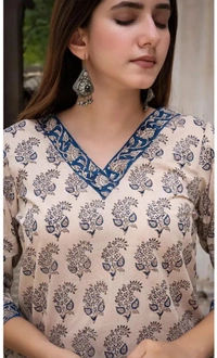 Neha Collection Women Trending Rayon Printed Short Kurti - White, XL