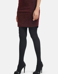 Neha Collection Women Spandex Stretch Fit Tights Pantyhose Stokin - Black, Free Size