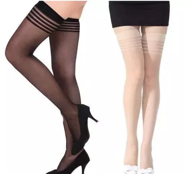 Neha Collection Women Comfy Nylon Stockings & Pantyhose (Pack Of 2 ) - 26