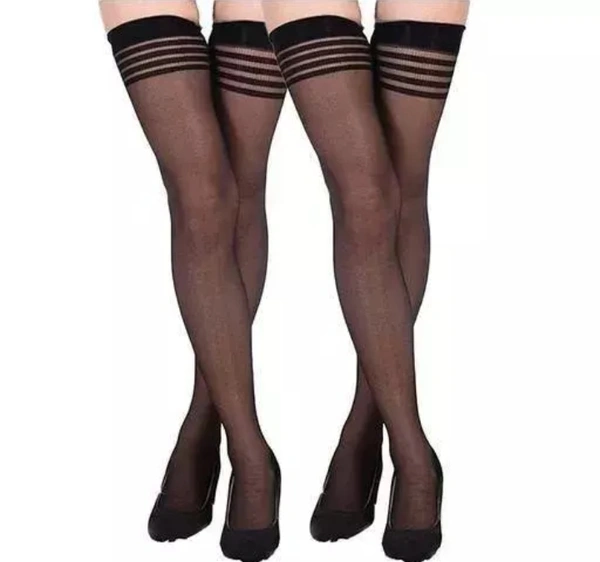 Neha Collection Women Comfy Nylon Stockings & Pantyhose (Pack Of 2 ) - 26