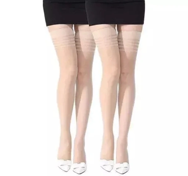 Neha Collection Women Comfy Nylon Stockings & Pantyhose (Pack Of 2 ) - 26