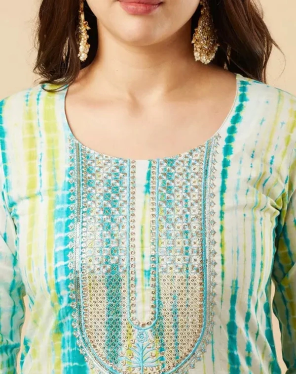 Neha Collection Women Stylish Alluring Kurta Sets - Green, XL