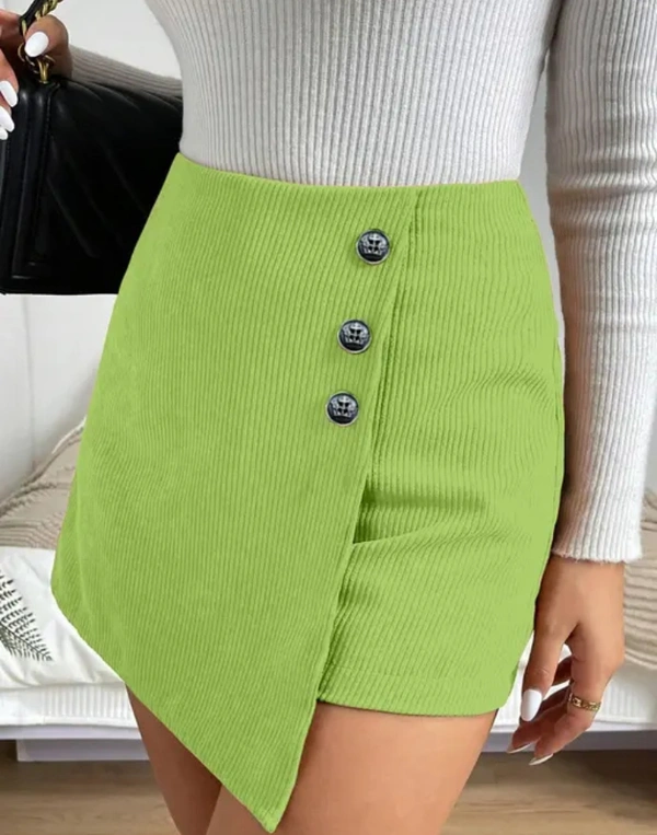 Neha Collection Classic Women Skirt - Mint Green, 26