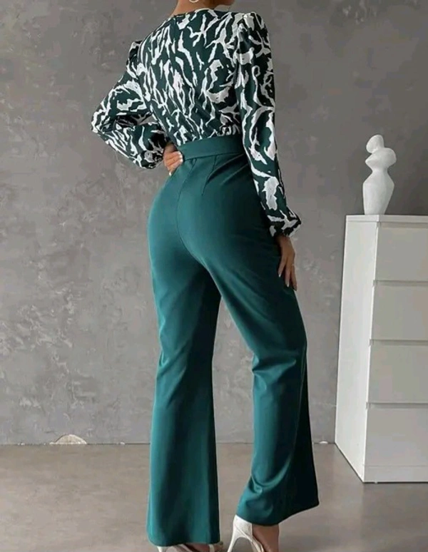 Neha Collection Women Self Design Rayon Printed Jumpsuit - S