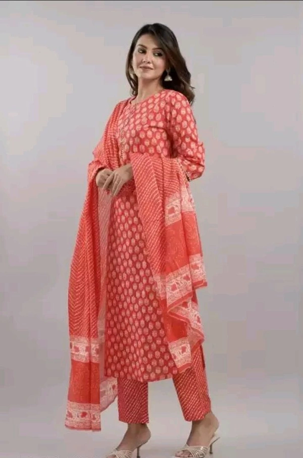 Neha Collection  Women Trendy Refined Kurta Set - Green, L