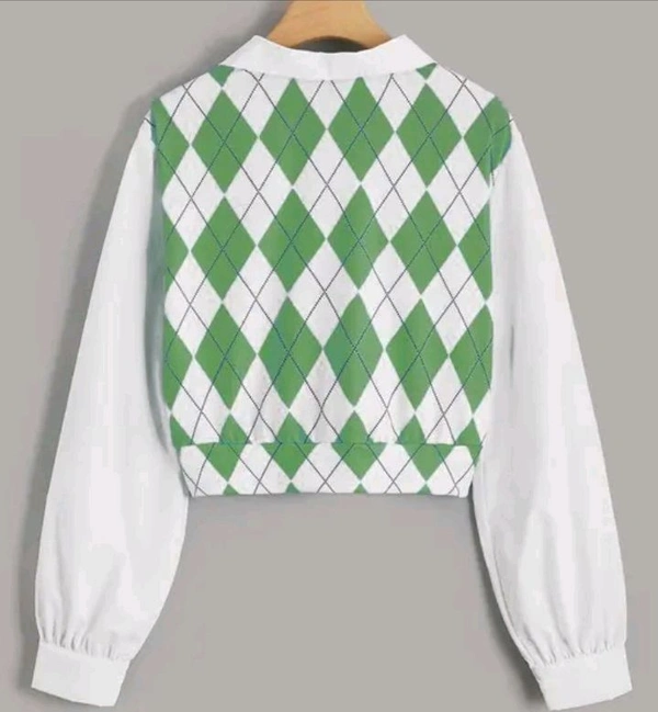 Neha Collection New Trendy Crop Top - Green, S