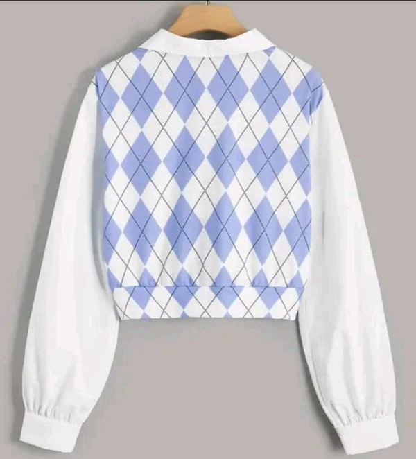 Neha Collection New Trendy Crop Top - Blue, L