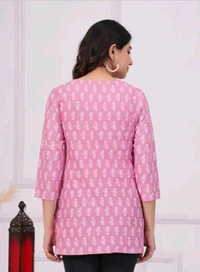 Neha Collection  Women Trending Style Shorta Kurta - Pink, XXL