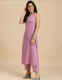 Neha Collection  Women's Silk Blend Kurta Set With Dupatta - Pink, XXL