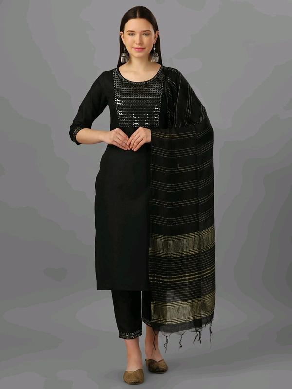 Neha Collection Kurti With Bottom Dupatta Set - S