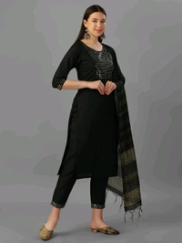 Neha Collection Kurti With Bottom Dupatta Set - S