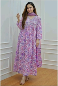 Neha Collection Kurti With Bottom Dupatta Set - XL