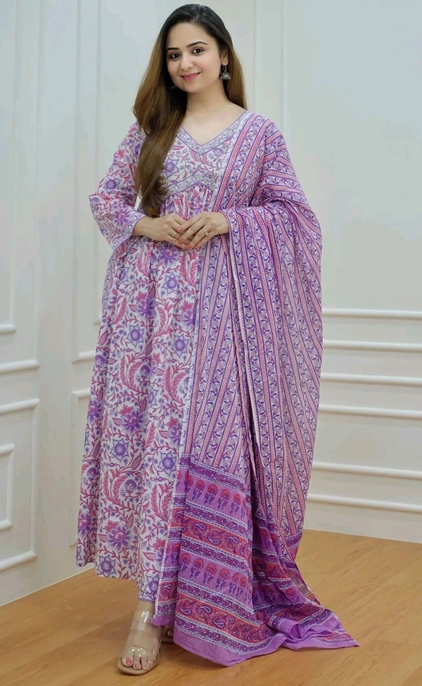 Neha Collection Kurti With Bottom Dupatta Set - XXL