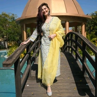 Neha Collection Kurti With Bottom Dupatta Set - XXXL