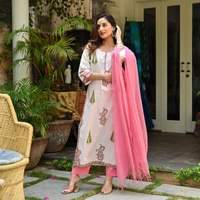 Neha Collection Kurti With Bottom Dupatta Set - XXXL
