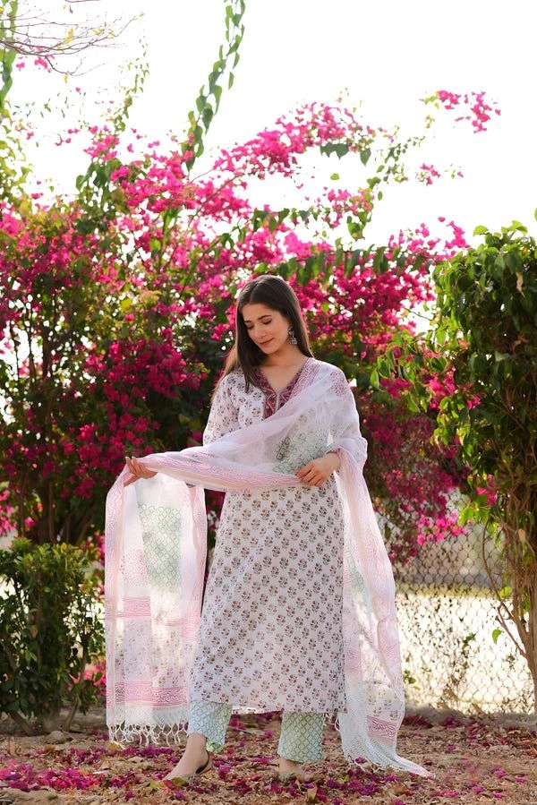 Neha Collection Kurti With Bottom Dupatta Set - XXXL