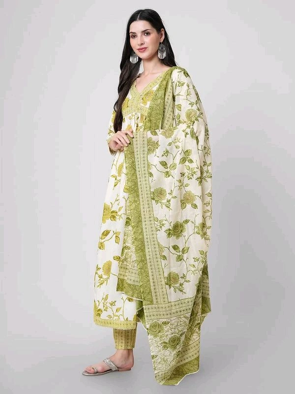 Neha Collection Kurti With Bottom Dupatta Set - XXL