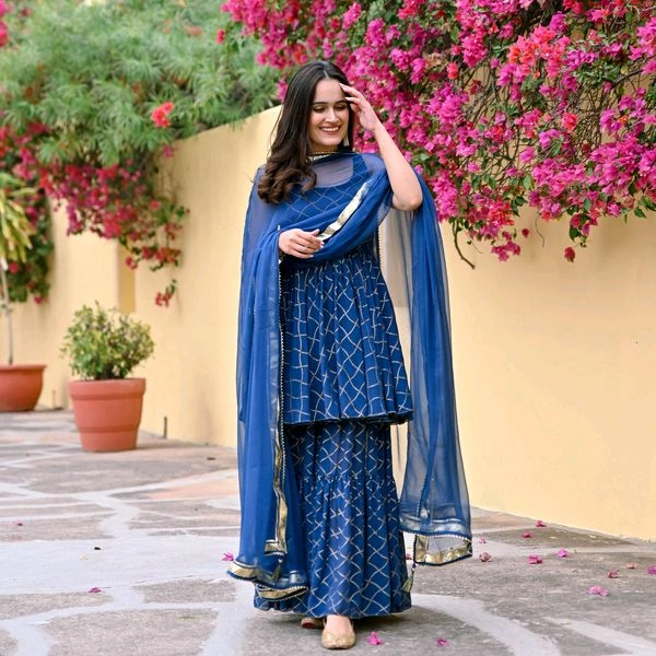Neha Collection Kurti With Bottom Dupatta Set - XL
