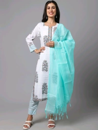 Neha Collection Beautiful 3-piece salwar kameez with dupatta - L