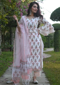 Neha Collection Beautiful 3-piece salwar kameez with dupatta - XL
