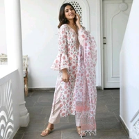 Neha Collection Beautiful 3-piece salwar kameez with dupatta - L
