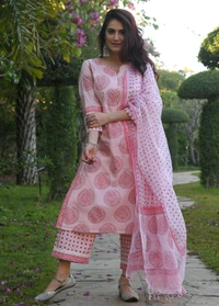 Neha Collection Beautiful 3-piece salwar kameez with dupatta - S