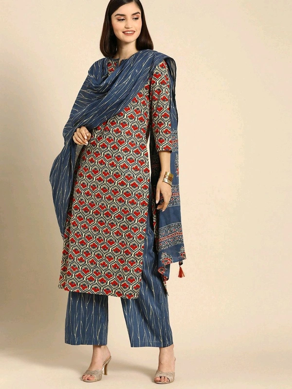 Neha Collection Beautiful 3-piece salwar kameez with dupatta - L