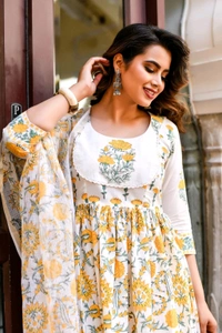 Neha Collection Beautiful 3-piece salwar kameez with dupatta - XL