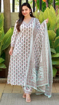 Neha Collection Beautiful 3-piece salwar kameez with dupatta - XL