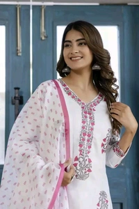Neha Collection Beautiful 3-piece salwar kameez with dupatta - S